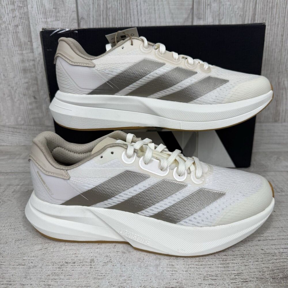 adidas Duramo Speed 2 Running Women’s Sz 9 White Sneakers Athletic Shoes JP9239